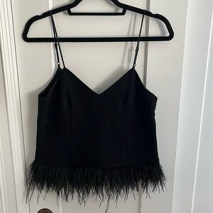 Cinq a Sept feather top